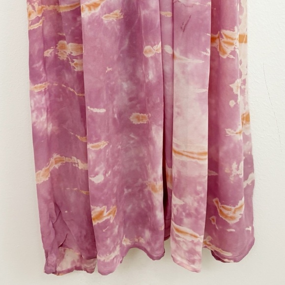 Young Fabulous & Broke Pink Tie Dye Prairie Coastal Maxi Dress Size Medium - Picture 11 of 16